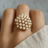Ring with pearl inlay - Bush