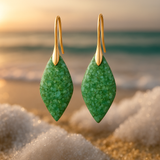 Verinea | Earrings with Green Lagoons