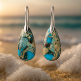 Orelia | Earrings in Ocean Blue