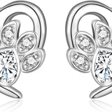 Earrings with Paw Prints and Heart – Jewelry for Animal Lovers