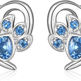 Earrings with Paw Prints and Heart – Jewelry for Animal Lovers