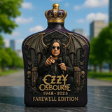 Ozzy Osbourne Embossed Glass Limited Edition Whiskey Bottle-5