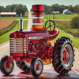 100 LET FARMALL Whisky Bottle