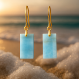 Marisea | Earrings with Crystal Blue Stones