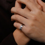 Paw Print Stainless Steel Ring – Symbolic Jewelry for Animal Lovers