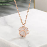 Paw Print Pendant Necklace – A Symbolic Animal Jewelry for Women