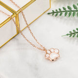 Paw Print Pendant Necklace – A Symbolic Animal Jewelry for Women