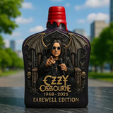 Ozzy Osbourne Embossed Glass Limited Edition Whiskey Bottle-5