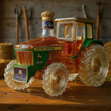 4020 Tractor Glass Whiskey Bottle