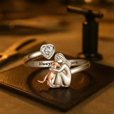 Dog Embrace Ring (Pink)