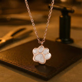Paw Print Pendant Necklace – A Symbolic Animal Jewelry for Women