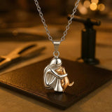 Necklace with a Dog Embrace